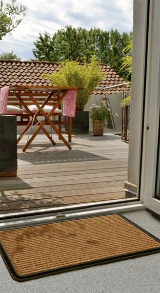 ハンズマンネットショップ 玄関マット Border Star ブラウン 485 60 Lサイズ 約 49cm 79cm 送料別 通常配送