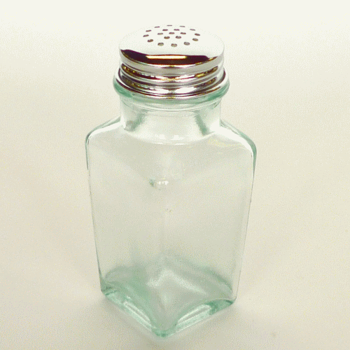 ハンズマンネットショップ 塩コショウ入れ 塩 入れ 容器 エコガラス調味料入れ 角型 Mフタ5158 1sq 送料別 通常配送